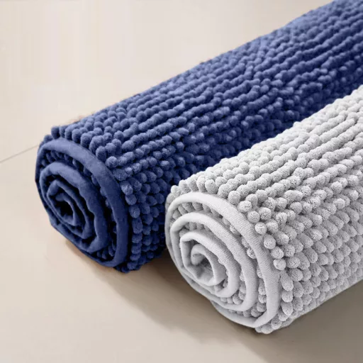 flintronic Covoraș de baie 40x60cm Antiderapant Chenille Moale Covoraș de baie pentru duș