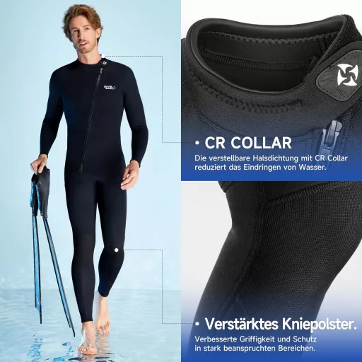 X-mAnTA 3mm neoprén wetsuit férfiaknak és nőknek búvárkodáshoz