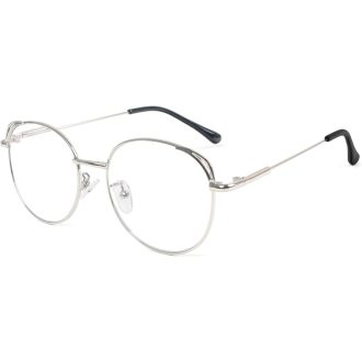   MMOWW Kékfény szűrő olvasószemüveg macskaszem kerettel ezüst +2.0