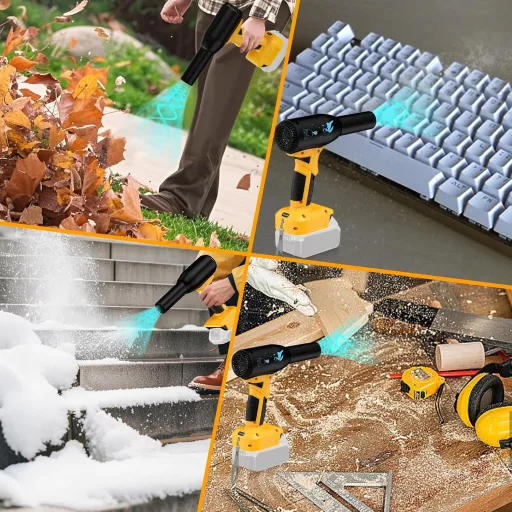 EID 500W Jet Dry Fúvó Dewalt 20V MAX Akkuhoz, 400G Nyomás, 3 Fokozat