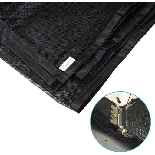 Magnetická sieť proti hmyzu Apalus Prime na dvere 100x220 cm - Priehľadná, odolná proti roztrhnutiu, odolná voči poveternostným vplyvom, sieťka na hmyz na balkónové dvere so silnými magnetmi a 3,8 cm