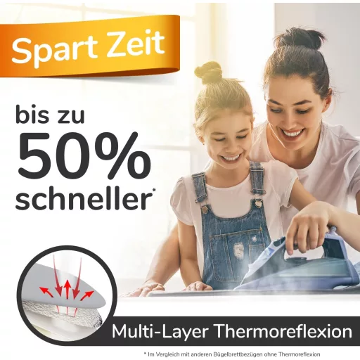smart&gentle Szuperlágy Vasalóalátét 140x40cm Német Gyártás Oeko-Tex Pamut