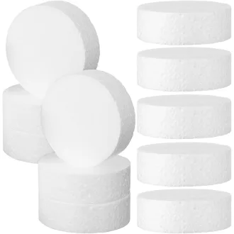   GLSTOY Habcylinder 7,5x7,5x1 inch 18 darab kézműves dekoráció