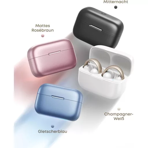 Otvorené slúchadlá soundcore AeroClip Bluetooth, 12 mm menič, celodenné pohodlie