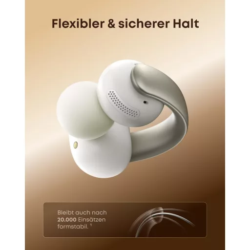 soundcore AeroClip nyitott fülhallgató Bluetooth, 12mm meghajtó, egész napos kényelem