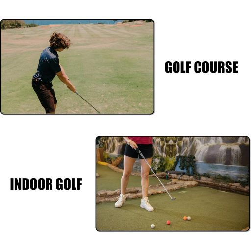 Gosknor Golf Edzőfogás Balkezes Játékosoknak - Csúszásmentes Swing Tréner Fekete Színben Kezdők és Profi Golfozók Számára