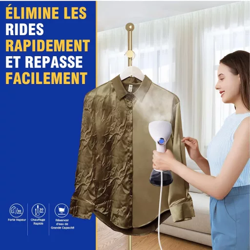 Rolipo 1640W Gőzölő Vasaló Hordozható Nagy Teljesítmény 400ml Tartály Utazáshoz