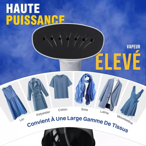 Rolipo 1640W Gőzölő Vasaló Hordozható Nagy Teljesítmény 400ml Tartály Utazáshoz