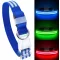 Feycig USB-s LED kutya nyakörv világító vízálló állítható S-L méret 3 mód