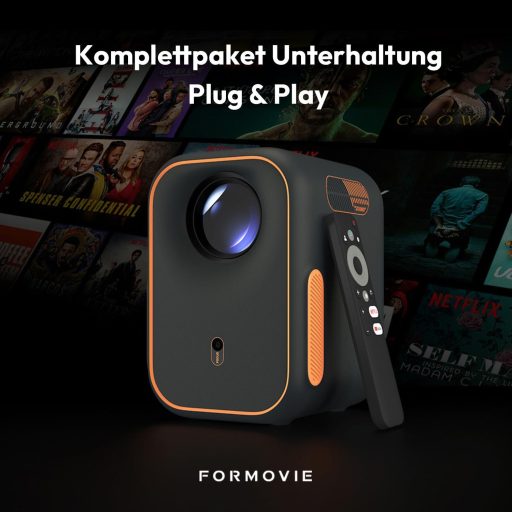 Formovie Xming Episode One 4K WiFi Bluetooth projektor Netflix Google TV-vel