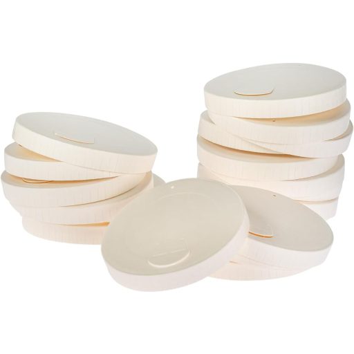 Eco Future 100 db Papír Pohártető 9 cm - 350 ml Kávés Pohárhoz, Biológiailag Lebomló, Komposztálható, Környezetbarát, FSC Tanúsított