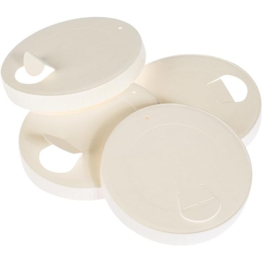 Eco Future 100 db Papír Pohártető 9 cm - 350 ml Kávés Pohárhoz, Biológiailag Lebomló, Komposztálható, Környezetbarát, FSC Tanúsított