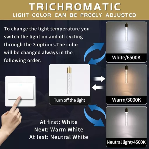 Mikeru Modern Kristály Buborék Csillár Sziget Függőlámpa