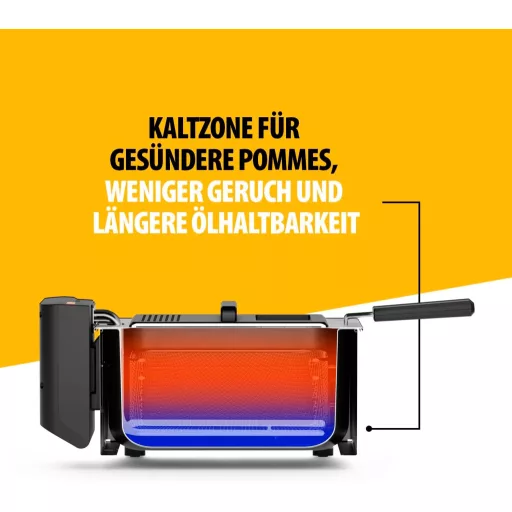 Fritéza Tristar s objemom 3 litre a technológiou Cool Zone, termostat 190 °C, vhodné do umývačky riadu