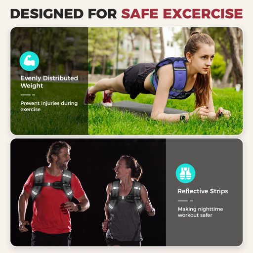 BAGAIL Súlyzubbony Edzéshez, Állítható Mellméret, Vassal Töltött Edzésvest