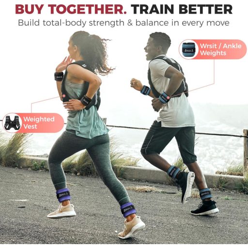 BAGAIL Súlyzubbony Edzéshez, Állítható Mellméret, Vassal Töltött Edzésvest