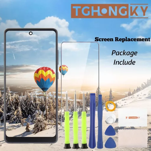 TGHongKy Oukitel WP32 kijelző csere LCD érintőképernyő digitalizáló panel szerelőkészlet