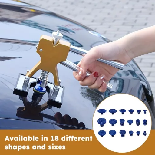 Laluky Autó Karosszéria Dent Puller Kit 18 részes Dent Lifter Szívócsészés Javítás