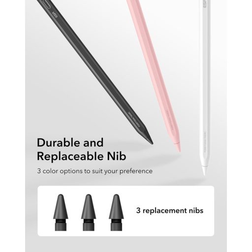 ESR Find My Pen digitalna olovka za iPad s funkcijom "Gdje je?" - olovka s detekcijom nagiba za iPad 11/10/9/8, Air 13/11, Pro 12.9/13/11, Mini 7/6/5 model