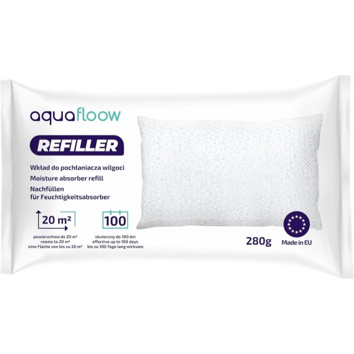 Aquafloow 4 db Páramentesítő + 8 db 280g Utántöltő Granulátum, Penészedés Elleni Védelem