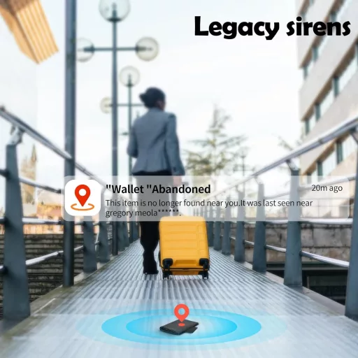 Bluetooth sledovacia karta Euakee, tenký štítok do peňaženky, vodoodolnosť IP67, kompatibilná s iOS