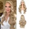 Sapphirewigs 13x4 Csipke Elülső Paróka Tejteás Szőke Hullám 66cm Női