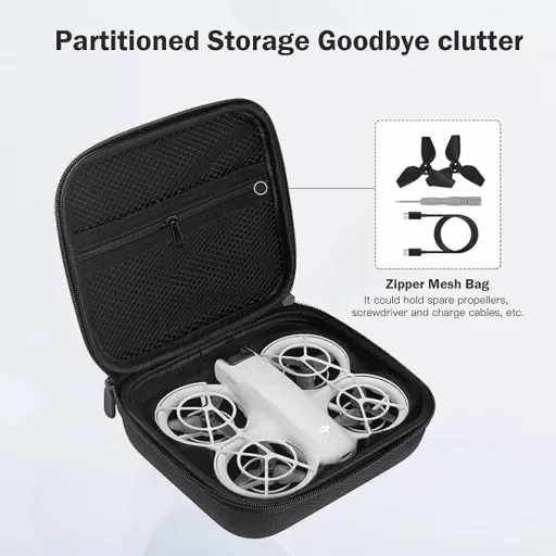 Geantă de transport Bocguy pentru DJI Neo, geantă portabilă de călătorie pentru accesorii dronă