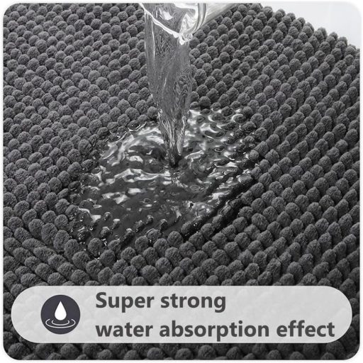 flintronic Fürdőszobai Szőnyeg 50x80 cm, Csúszásmentes, Mosható Fürdőszőnyeg