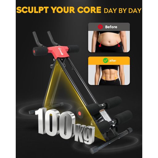 GuuG Összecsukható Hasizom Tréner Otthoni Edzéshez Férfiaknak és Nőknek