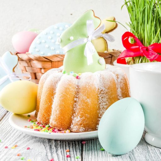 Set forme de tăiat biscuiți Winwild, iepuraș de Paște, 4 bucăți, oțel inoxidabil, 12,5 cm