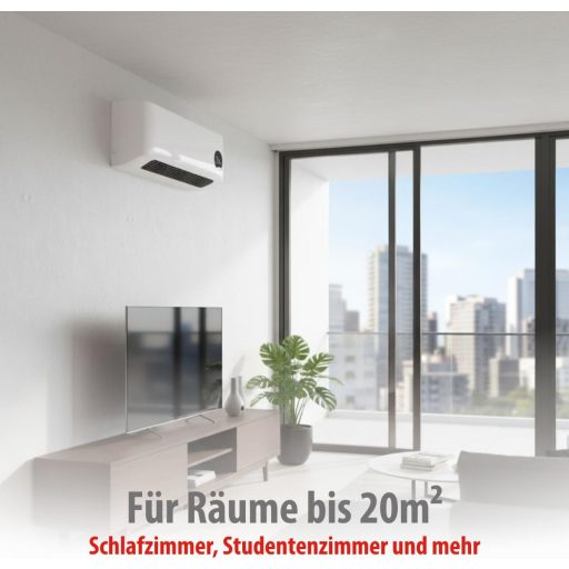 Alpina 2000W Kerámia Fali Fűtőtest Digitális Termosztáttal és Időzítővel