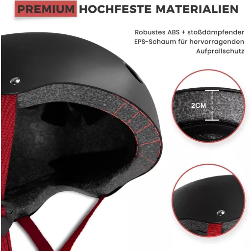 Cyklistická prilba LeapBeast, veľkosť M, odvetraná, ľahká, bezpečná, na skateboard, BMX, kolobežku, pre deti aj dospelých