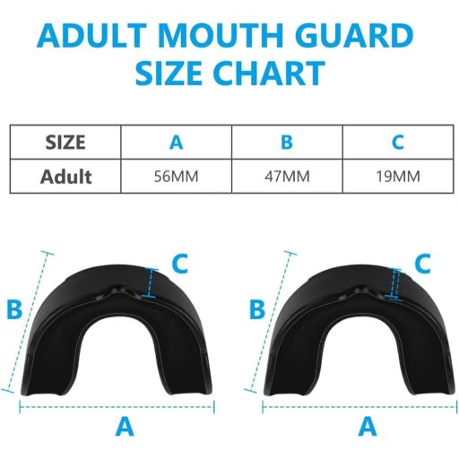 Flintronic Sportfogvédő Felnőtt 2db Hordozható Higiénikus Dobozzal Boxhoz MMA-hoz