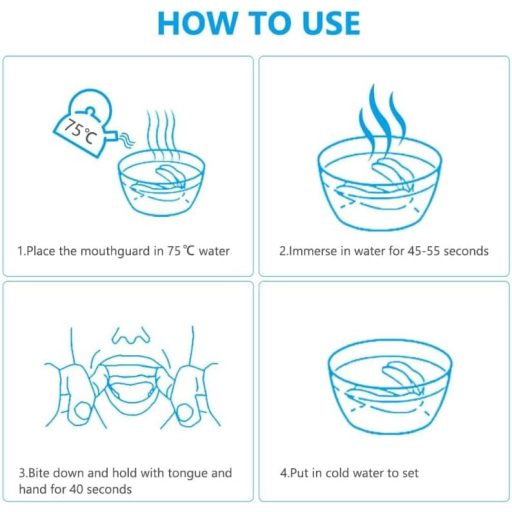 Flintronic Sportfogvédő Felnőtt 2db Hordozható Higiénikus Dobozzal Boxhoz MMA-hoz