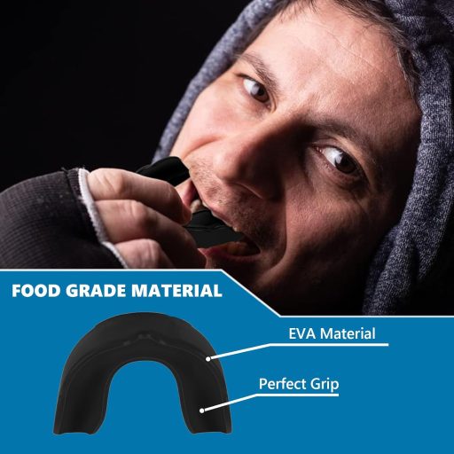 Flintronic Sportfogvédő Felnőtt 2db Hordozható Higiénikus Dobozzal Boxhoz MMA-hoz