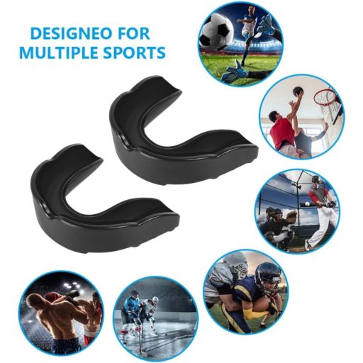 Flintronic Sportfogvédő Felnőtt 2db Hordozható Higiénikus Dobozzal Boxhoz MMA-hoz