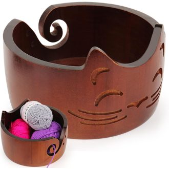   Coopay Fa Fonalcsipke 17x10cm Dió Szín Kötéshez Horgoláshoz