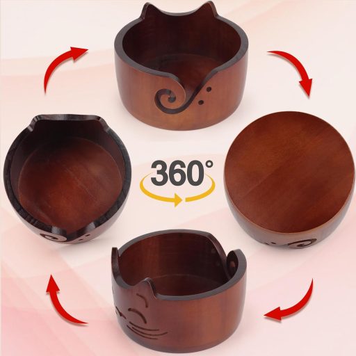 Coopay Fa Fonalcsipke 17x10cm Dió Szín Kötéshez Horgoláshoz