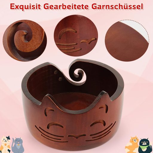 Coopay Fa Fonalcsipke 17x10cm Dió Szín Kötéshez Horgoláshoz