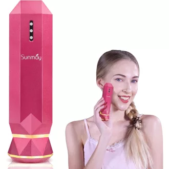   Aparat de masaj facial cu radiofrecvență SUNMAY VSkin, cu tehnologie EMS, dispozitiv antirid pentru lifting facial, tratament anti-îmbătrânire