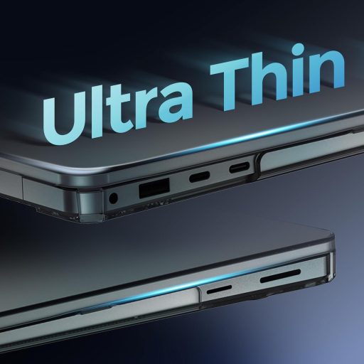 ProCase tvrda maska za Microsoft Surface Laptop 7 13.8" crna - ultra tanka zaštitna maska 2024