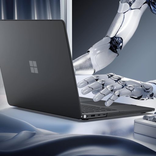 ProCase tvrda maska za Microsoft Surface Laptop 7 13.8" crna - ultra tanka zaštitna maska 2024