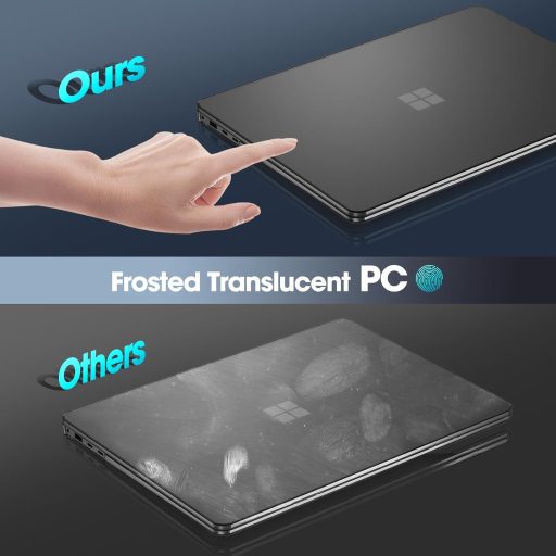 ProCase tvrda maska za Microsoft Surface Laptop 7 13.8" crna - ultra tanka zaštitna maska 2024