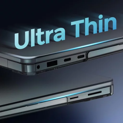 ProCase Microsoft Surface Laptop 7 13.8" kemény tok fekete - ultravékony védőtok 2024