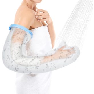   AOOWU Vízálló Gipszkötés Védelem Felnőtteknek, Újrahasználható Zuhanyzó Kézvédő