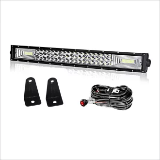   WELLIT 32 Inch 405W LED munkalámpa traktor autó SUV-hez vezetékkel