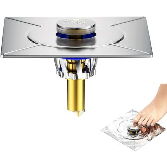   xiruiubao rozsdamentes acélból készült négyzet alakú padlólefolyó szagcsappal fürdőszobához és konyhához