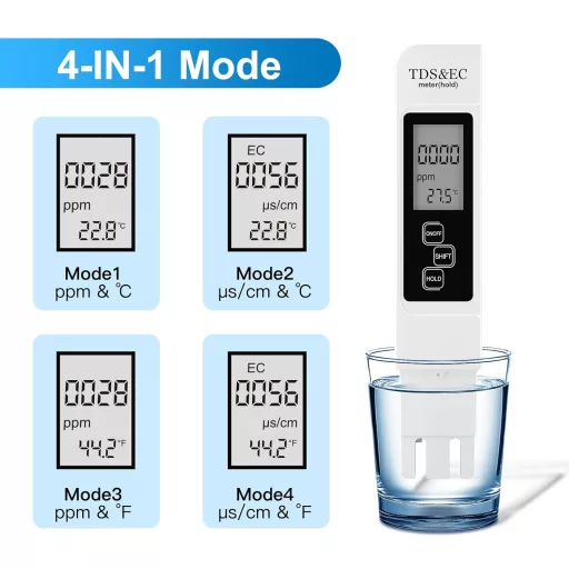 NEUTYPECHIC 3 az 1-ben TDS mérő ivóvízhez EC és hőmérséklet teszttel