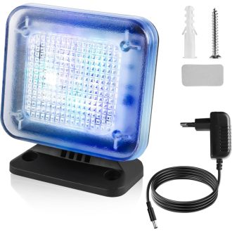   Asfrode TV simulátor, 12 LED, maketa televízora proti vlámaniu s časovačom