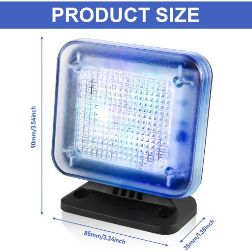 Asfrode TV Simulator 12 LED Televizor Dummy Anti-Furt cu Temporizator